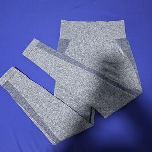 Gymshark Blue/Gray Seamless High-Waist Leggings